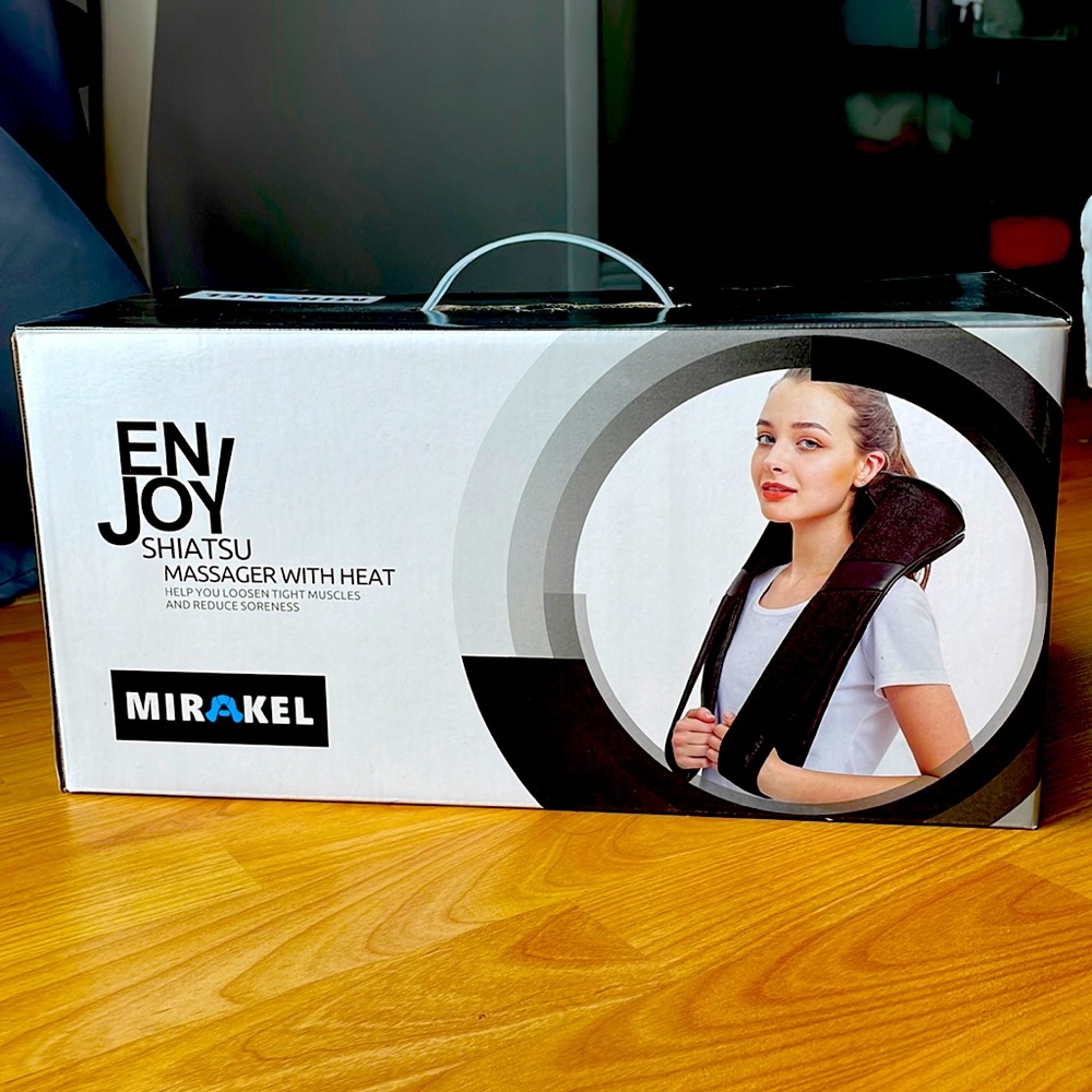 Mirakel Enjoy shiatsu Massager with Heat